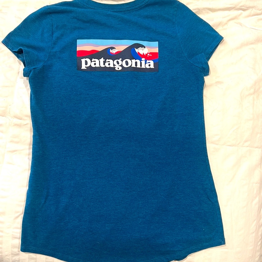 Patagonia women’s size small blue T-shirt